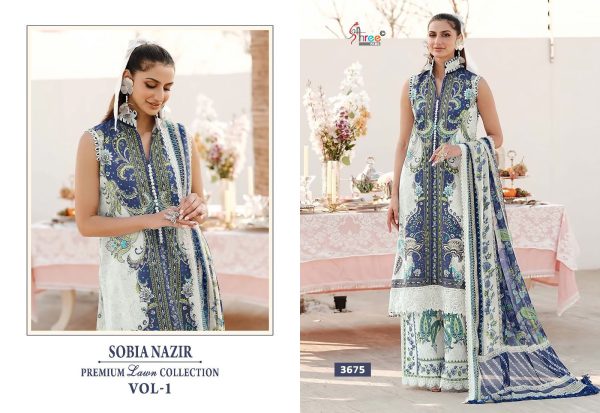 SHREE FABS SOBIA NAZIR VOL 1 PREMIUM LAWN COLLECTION