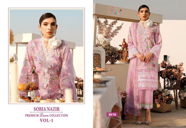 SHREE FABS SOBIA NAZIR VOL 1 PREMIUM LAWN COLLECTION