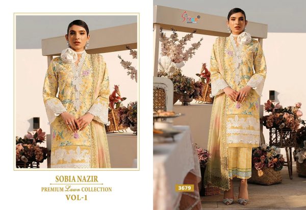 SHREE FABS SOBIA NAZIR VOL 1 PREMIUM LAWN COLLECTION