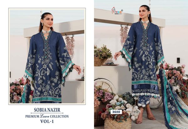 SHREE FABS SOBIA NAZIR VOL 1 PREMIUM LAWN COLLECTION