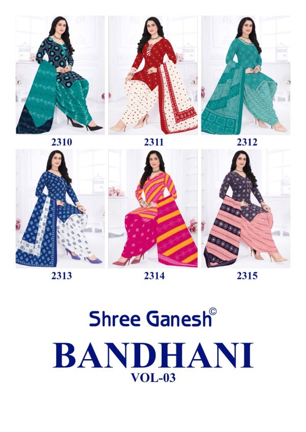 SHREE GANESH BANDHANI VOL 3 WHOLESALE