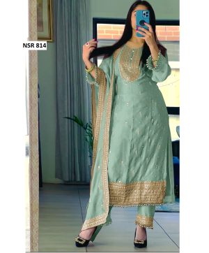 SHREE HARI NSR 814 D DESIGNER TOP PLAZZO