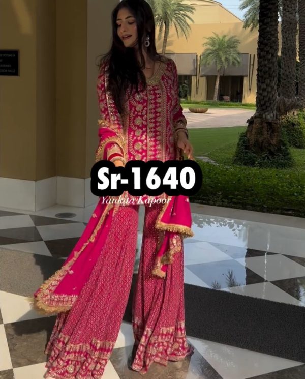 SHREE HARI SR 1640 DESIGNER TOP SHARARA WHOLESALE