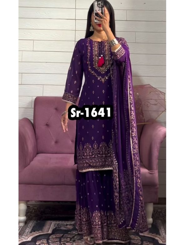 SHREE HARI SR 1641 DESIGNER TOP SHARARA WHOLESALE