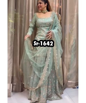 SHREE HARI SR 1642 DESIGNER TOP SHARARA