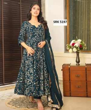 SHREE HARI SRK 5197 B DESIGNER SUITS WHOLESALE