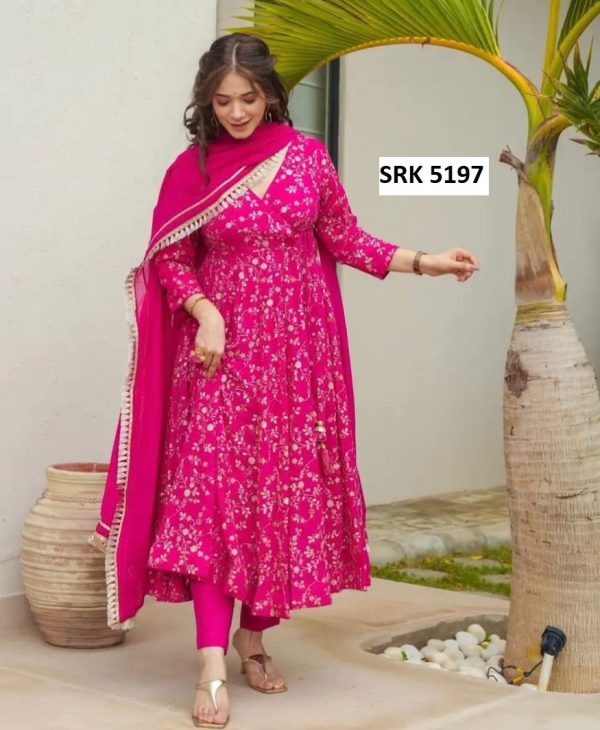 SHREE HARI SRK 5197 C DESIGNER SUITS WHOLESALE