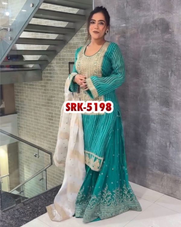 SHREE HARI SRK 5198 DESIGNER TOP PLAZZO