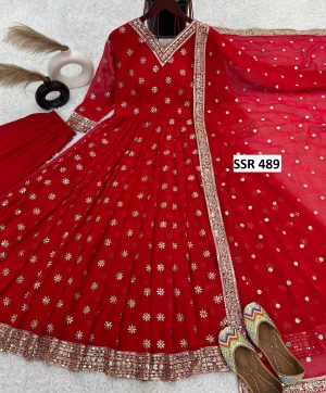 SHREE HARI SSR 489 DESIGNER GOWN WHOLESALE