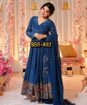 SHREE HARI SSR 492 DESIGNER GOWN WHOLESALE