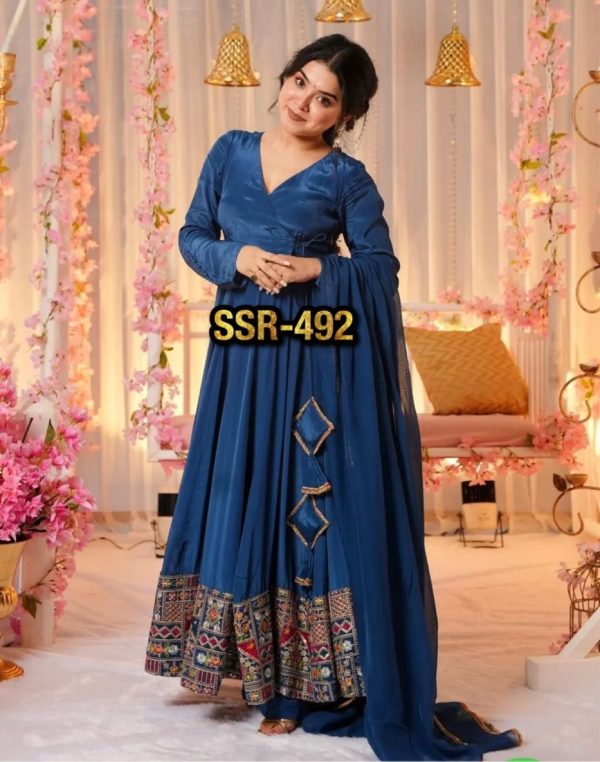 SHREE HARI SSR 492 DESIGNER GOWN WHOLESALE