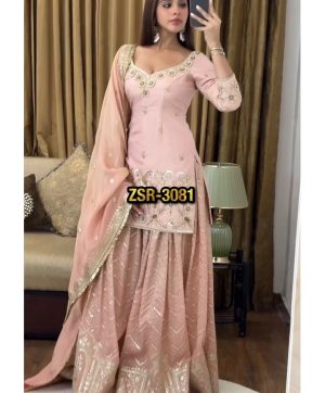 SHREE HARI ZSR 3081 DESIGNER TOP SHARARA