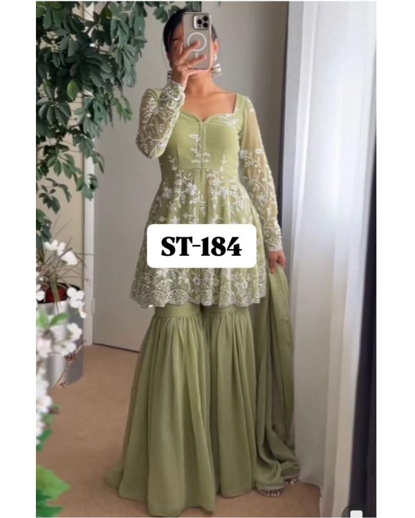 SHREE TEXTILE SR 184 DESIGNER SALWAR SUITS