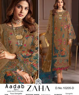 ZAHA 10205 D AADAB VOL 1 SALWAR SUITS IN INDIA