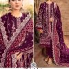 ZAHA 10220 B AAFIYA VOL 1 VELVET PAKISTANI SUITS