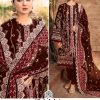 ZAHA 10220 D AAFIYA VOL 1 VELVET PAKISTANI SUITS