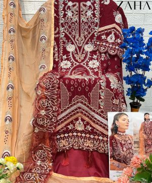 ZAHA 10240 GEORGETTE PAKISTANI SUITS