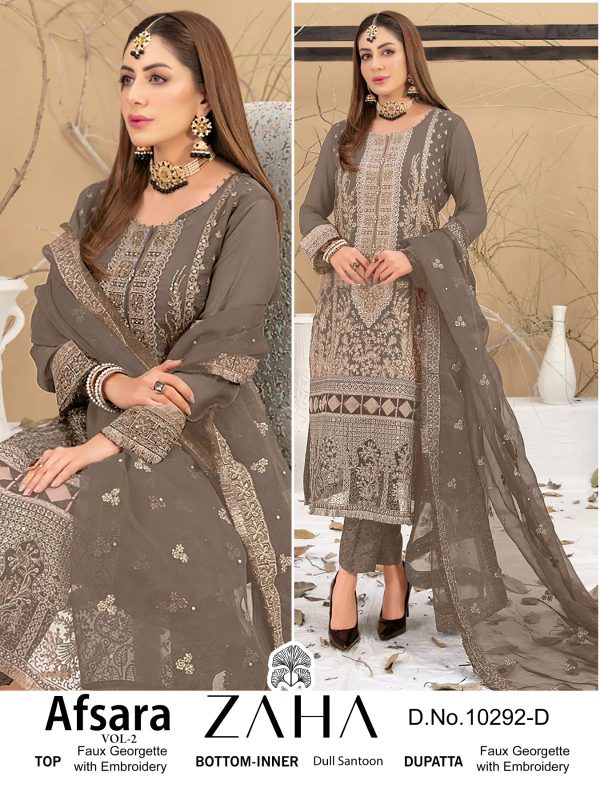 ZAHA 10292 GEORGETTE SALWAR KAMEEZ