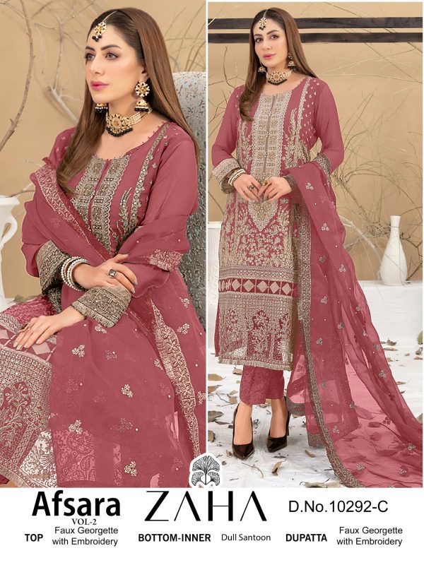 ZAHA 10292 GEORGETTE SALWAR KAMEEZ