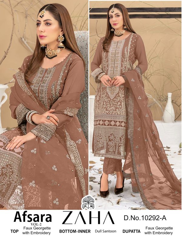 ZAHA 10292 GEORGETTE SALWAR KAMEEZ