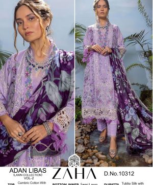 ZAHA 10312 ADAN LIBAS VOL 2 PAKISTANI SUITS