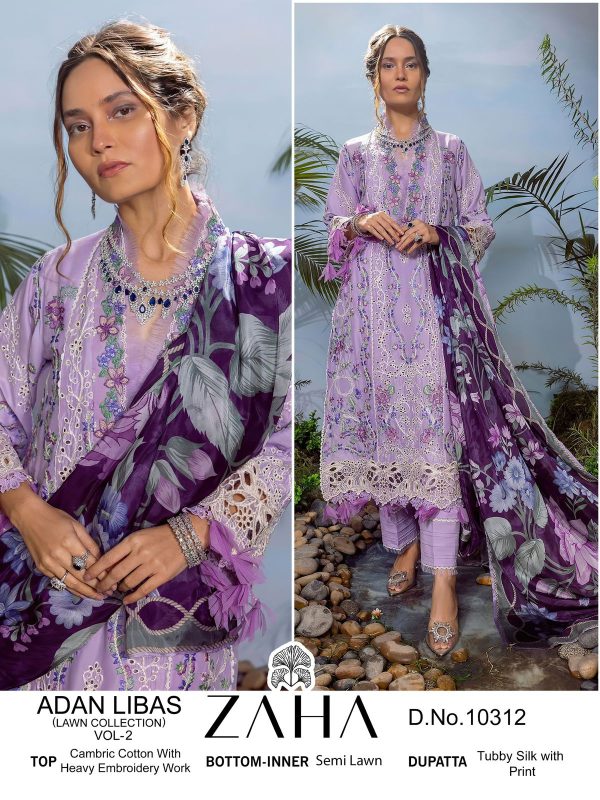 ZAHA 10312 ADAN LIBAS VOL 2 PAKISTANI SUITS