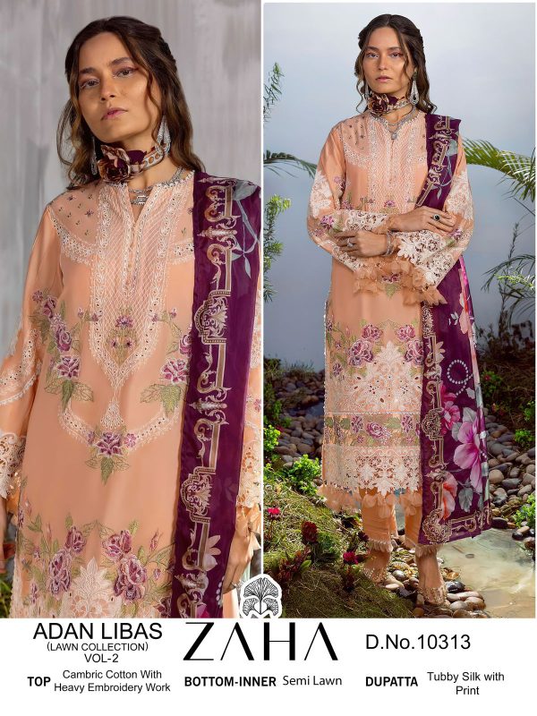 ZAHA 10313 ADAN LIBAS VOL 2 PAKISTANI SUITS