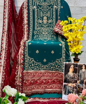 ZAHA 10325 GEORGETTE PAKISTANI SUITS