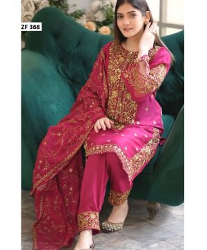 ZEEL FASHION ZF 368 A DESIGNER SUITS WHOLESALE