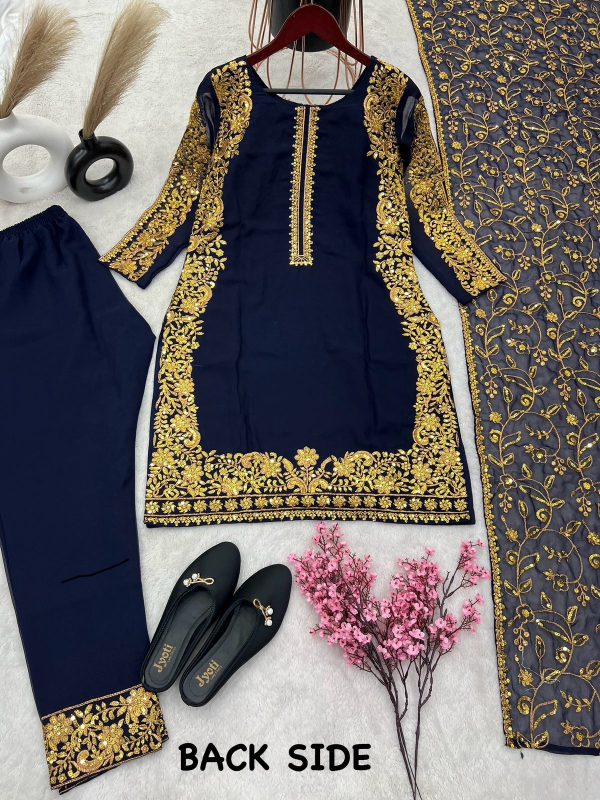 ZEEL FASHION ZF 368 B DESIGNER SUITS WHOLESALE