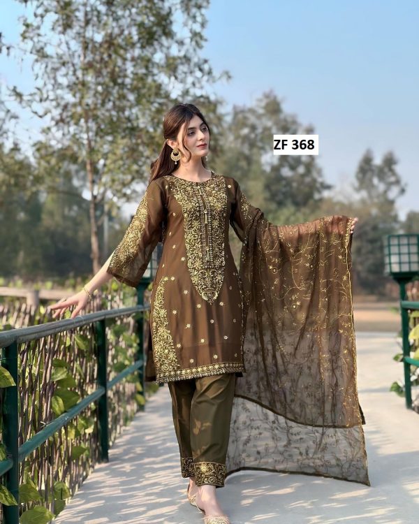 ZEEL FASHION ZF 368 C DESIGNER SUITS WHOLESALE