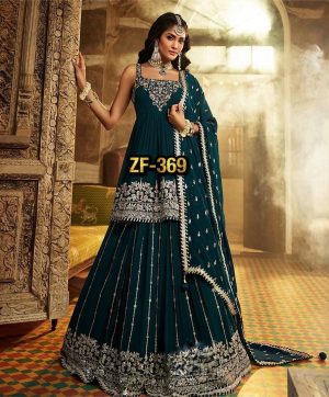 ZEEL FASHION ZF 369 DESIGNER TOP LEHENGA