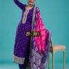 ZEEL FASHION ZF 391 DESIGNER SUITS WHOLESALE