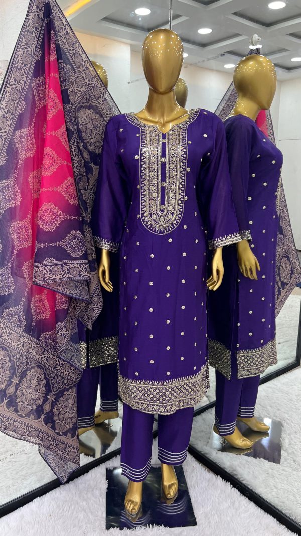 ZEEL FASHION ZF 391 DESIGNER SUITS WHOLESALE