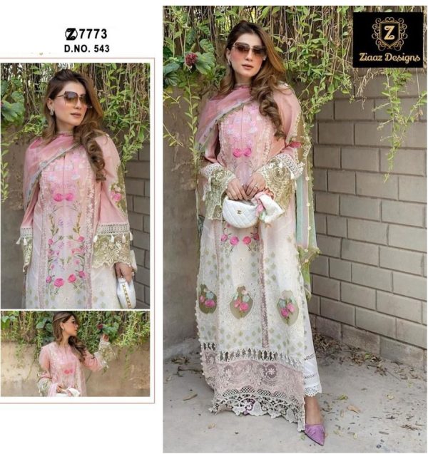 ZIAAZ DESIGNS 543 PAKISTANI SUITS WHOLESALE