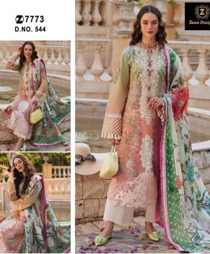 ZIAAZ DESIGNS 544 PAKISTANI SUITS WHOLESALE