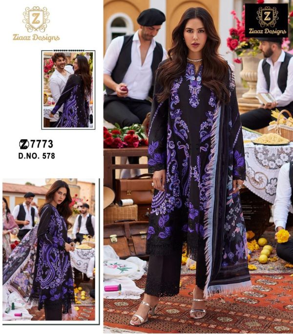 ZIAAZ DESIGNS 578 PAKISTANI SUITS IN INDIA