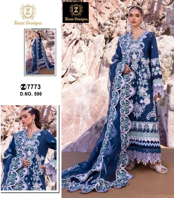 ZIAAZ DESIGNS 590 PAKISTANI SUITS IN INDIA