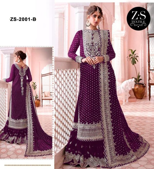 ZS TEXTILE ZS 2001 B PAKISTANI SUITS IN INDIA