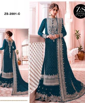 ZS TEXTILE ZS 2001 C PAKISTANI SUITS IN INDIA