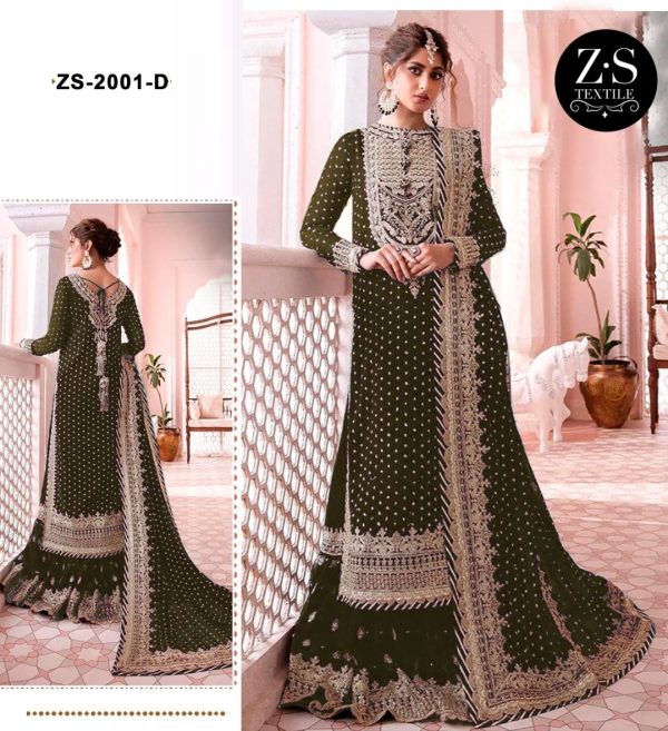 ZS TEXTILE ZS 2001 D PAKISTANI SUITS IN INDIA