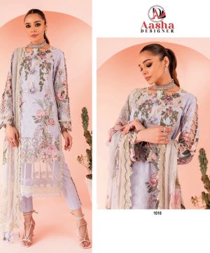 AASHA DESIGNER 1010 COTTON PAKISTANI SUITS