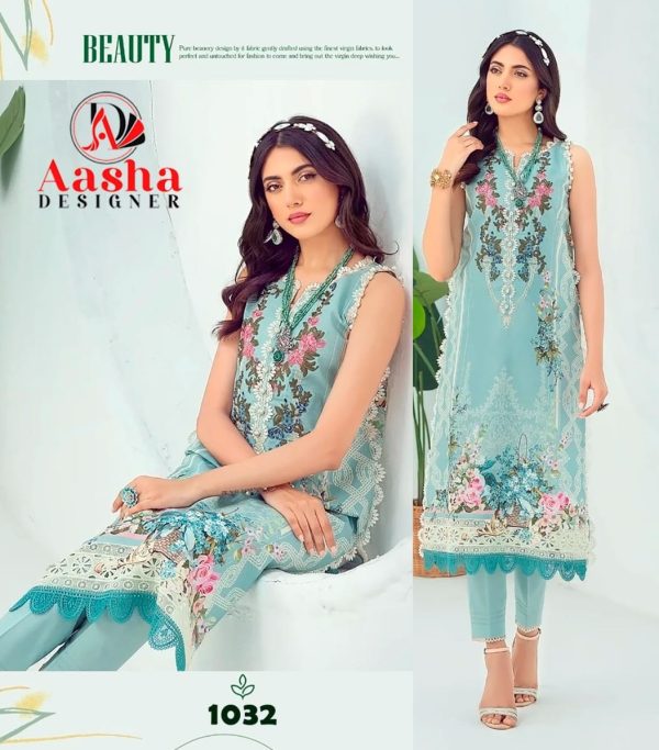 AASHA DESIGNER 1032 PAKISTANI SALWAR SUITS