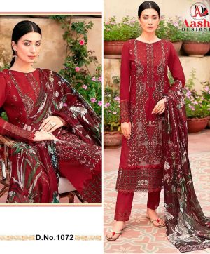 AASHA DESIGNER 1072 PAKISTANI SUITS IN INDIA