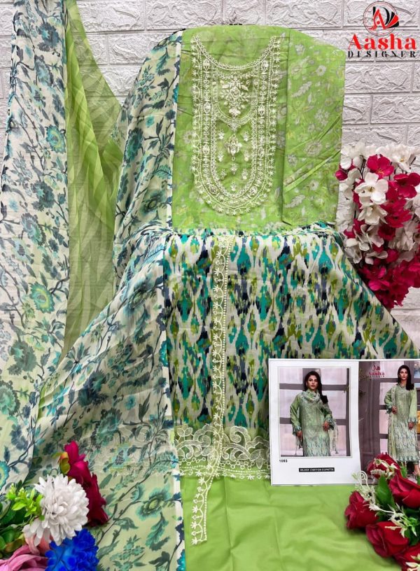 AASHA DESIGNER 1093 PAKISTANI SUITS IN INDIA