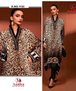 AASHA DESIGNER 1133 MARIYA B SILK SUITS