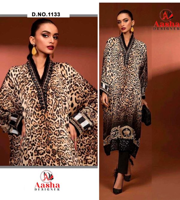 AASHA DESIGNER 1133 MARIYA B SILK SUITS