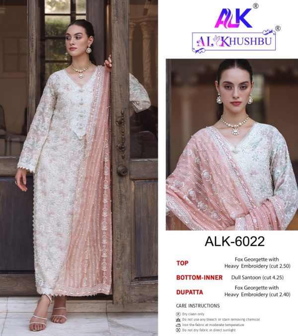 AL KHUSHBU ALK 6022 PAKISTANI SALWAR SUITS