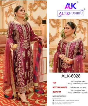 AL KHUSHBU ALK 6028 PAKISTANI SUITS WHOLESALE