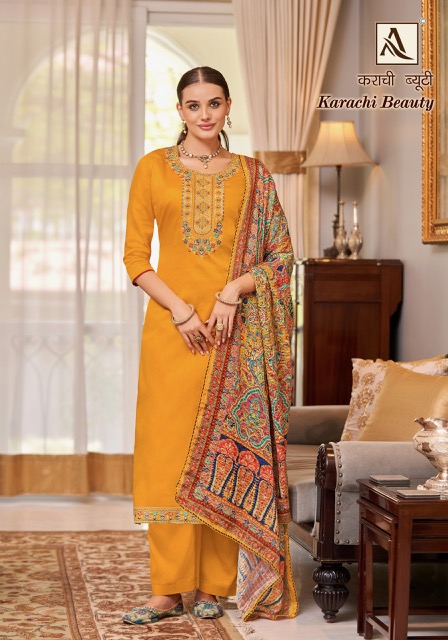 ALOK SUIT KARACHI BEAUTY WHOLESALE